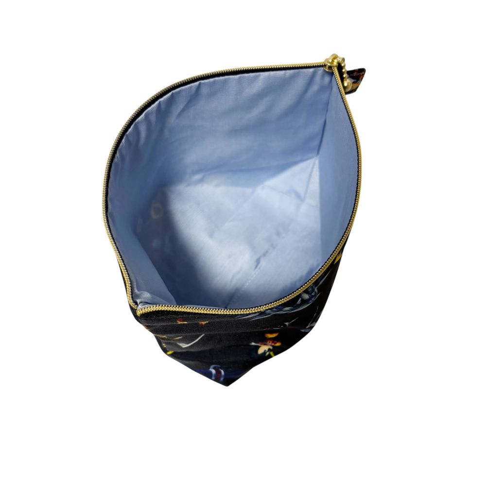 ディズニー キングダム ハーツ 総柄 ポーチ