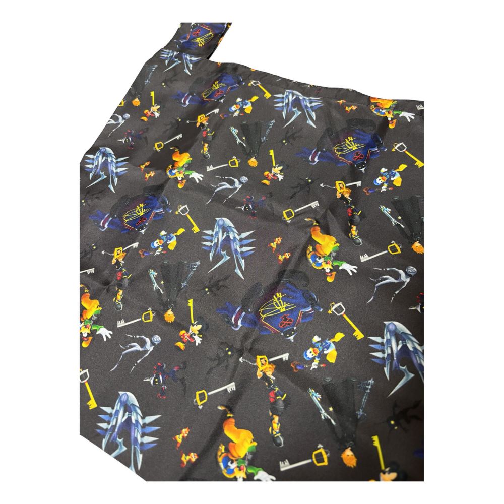 ディズニー キングダム ハーツ 総柄 ショッピングバッグ