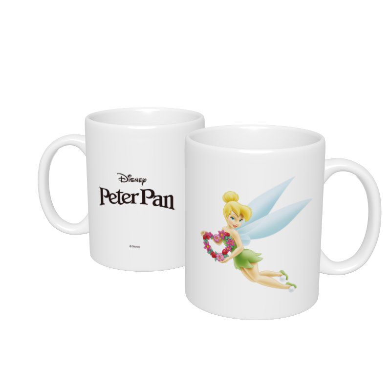 公式 ショップディズニー D Made マグカップ ピーター パン ティンカー ベル 花 ハート