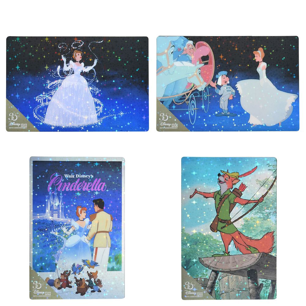 公式 ショップディズニー ディズニーキャラクター ポストカード セット 9月 Disney Store Japan 30th