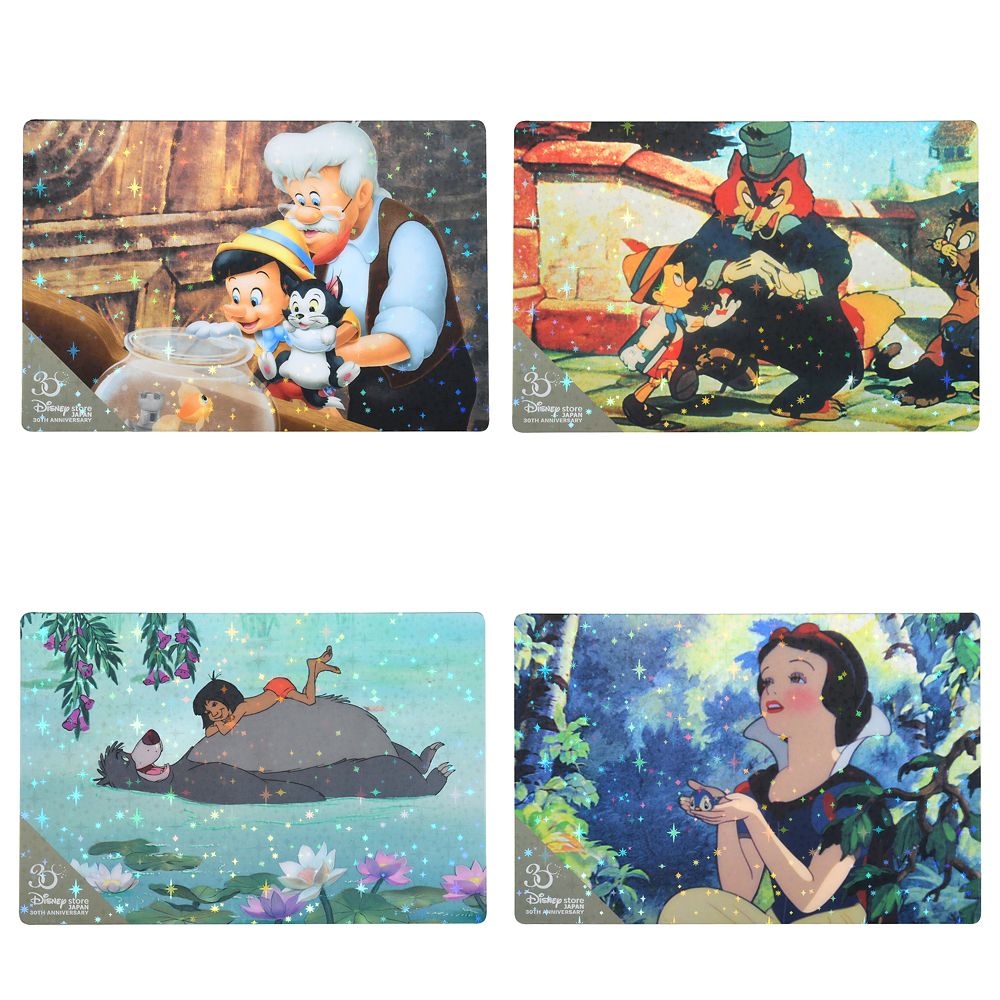 公式 ショップディズニー ディズニーキャラクター ポストカード セット 9月 Disney Store Japan 30th
