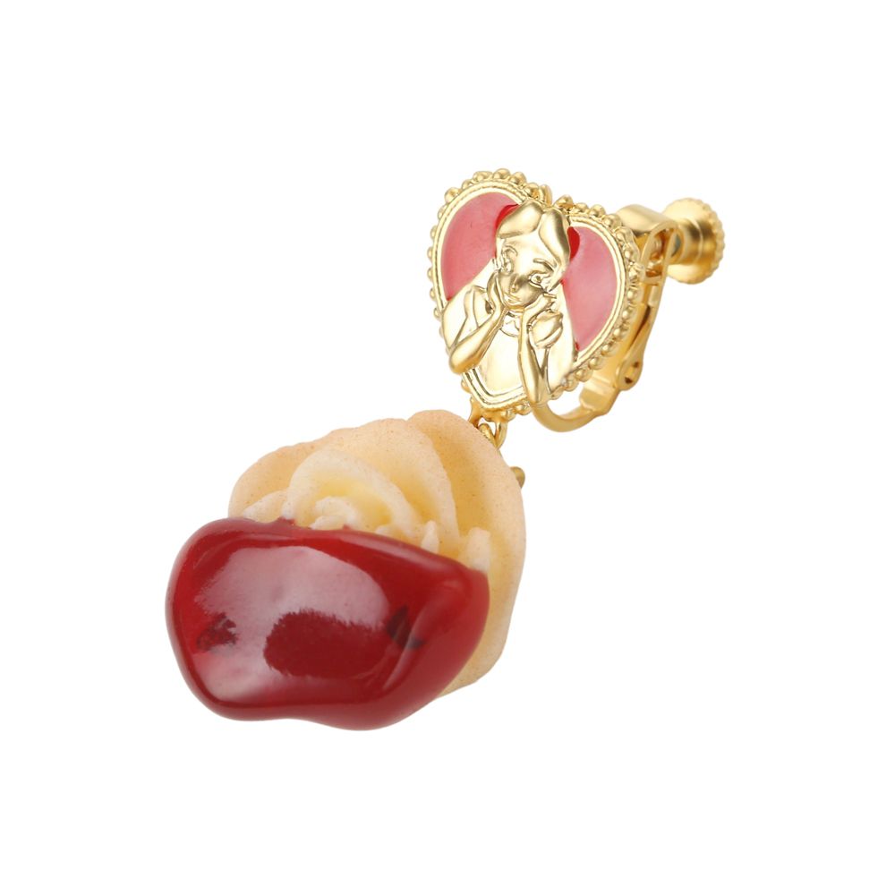 【キューポット】アリス/イヤリング　ホワイトローズクッキー