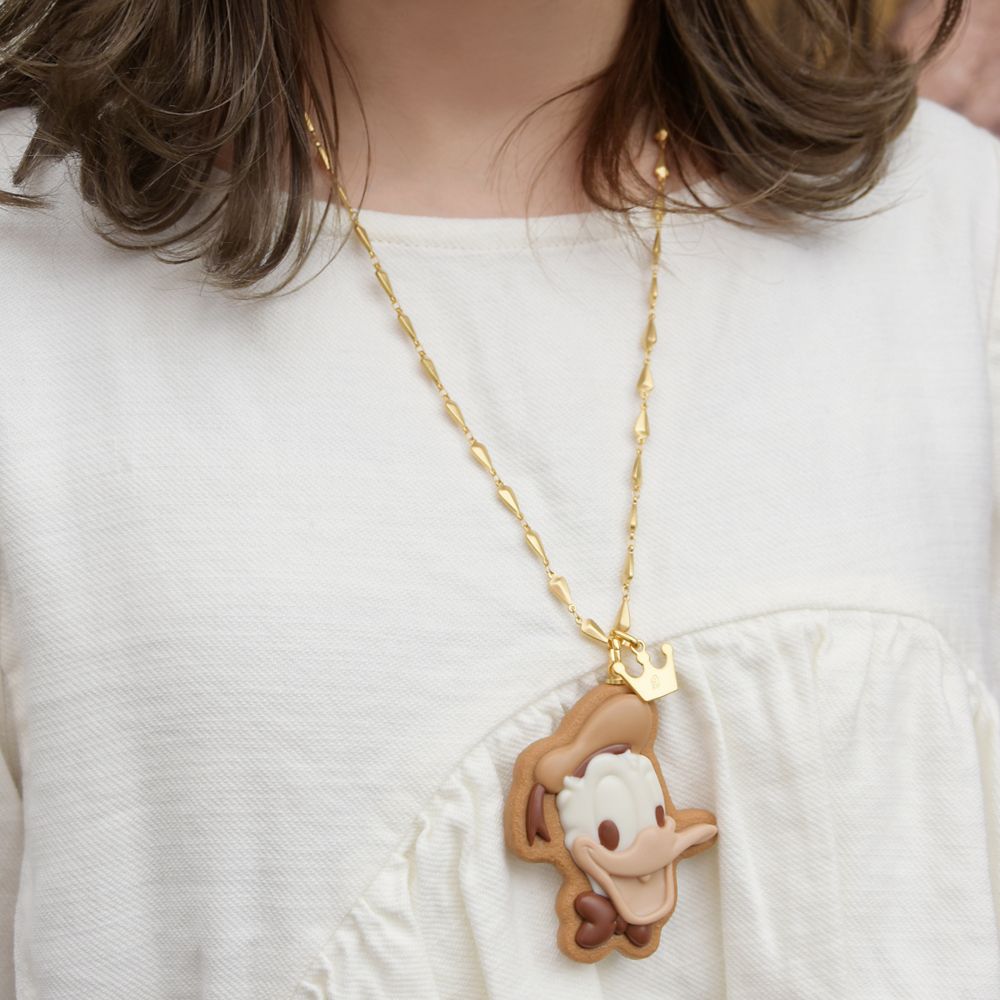 【キューポット】ドナルドダック/ネックレス　シュガークッキー