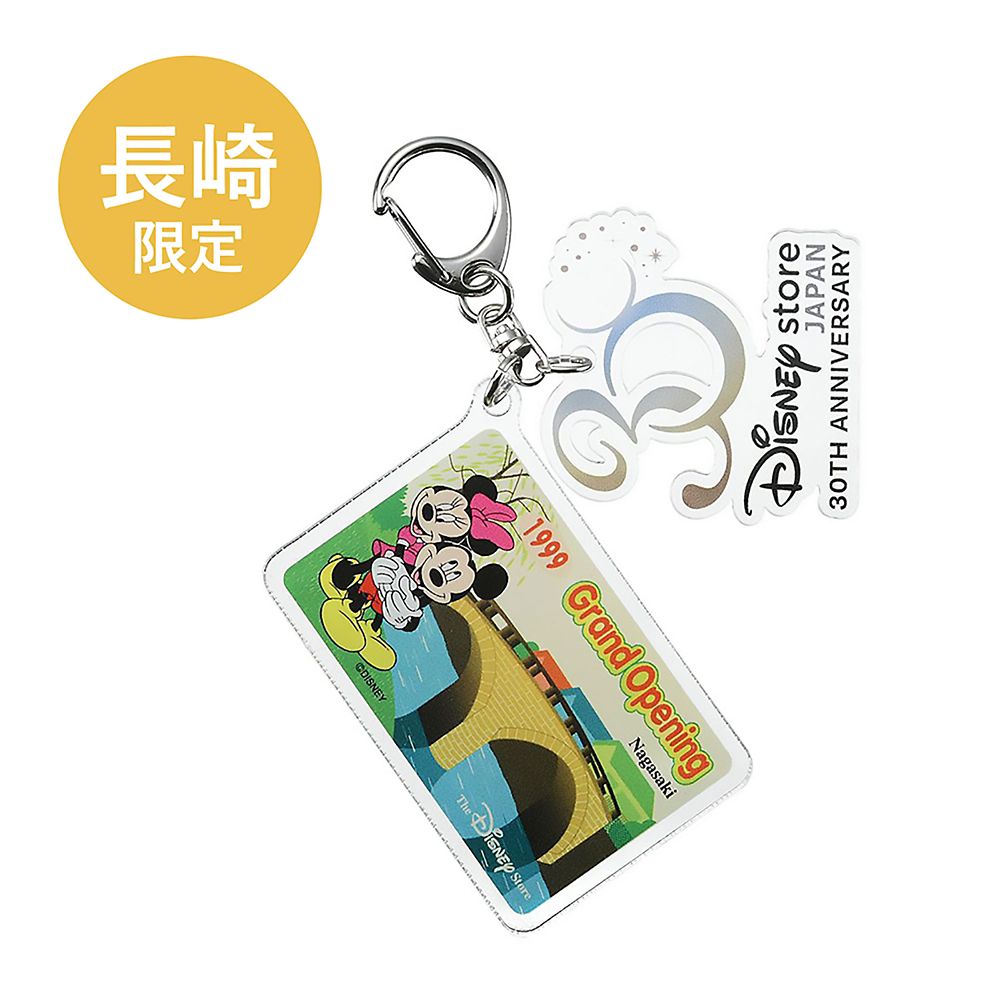 公式 ショップディズニー ミッキー ミニー キーホルダー キーチェーン 長崎 Disney Store 30th Anniversary Pop Up Museum