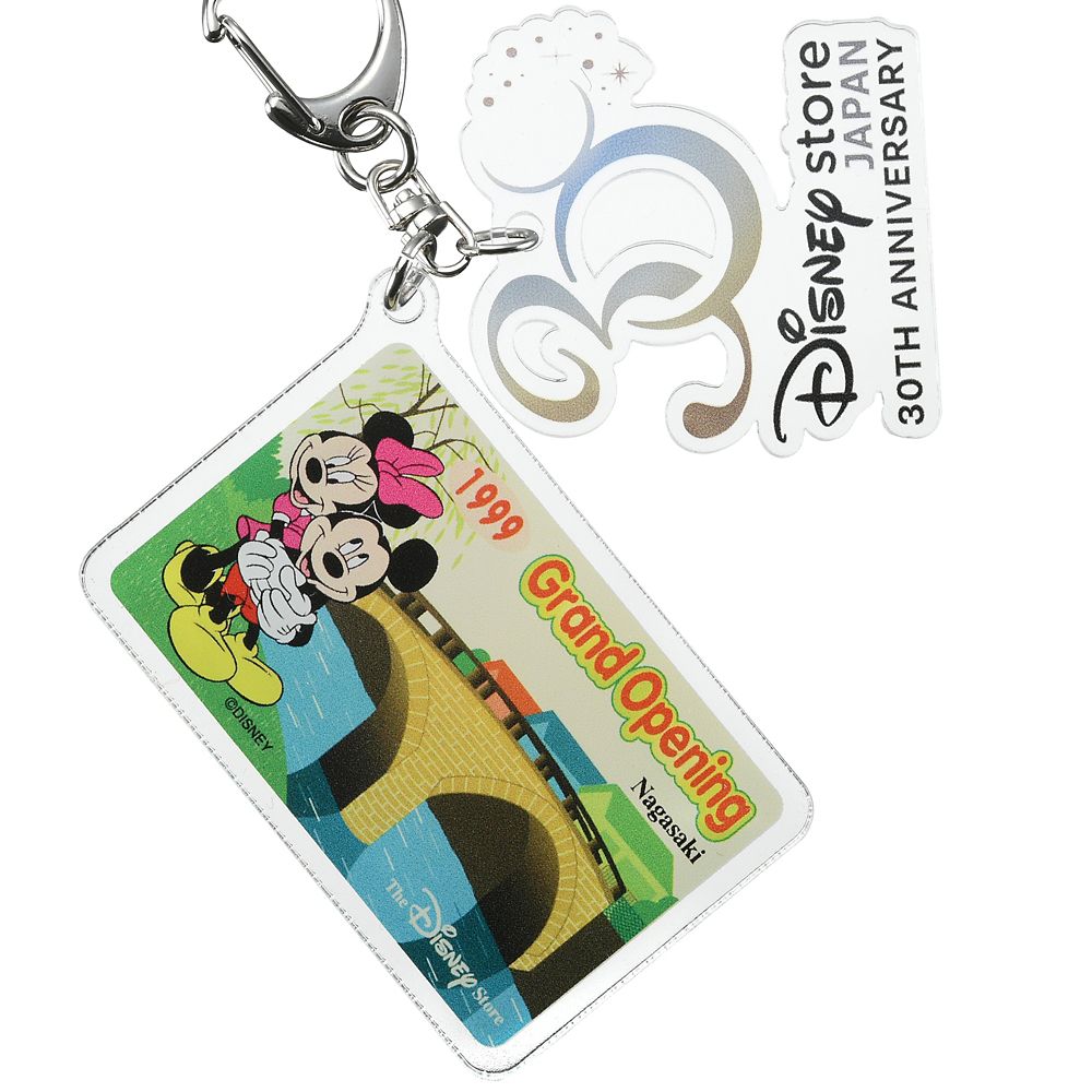 公式 ショップディズニー ミッキー ミニー キーホルダー キーチェーン 長崎 Disney Store 30th Anniversary Pop Up Museum