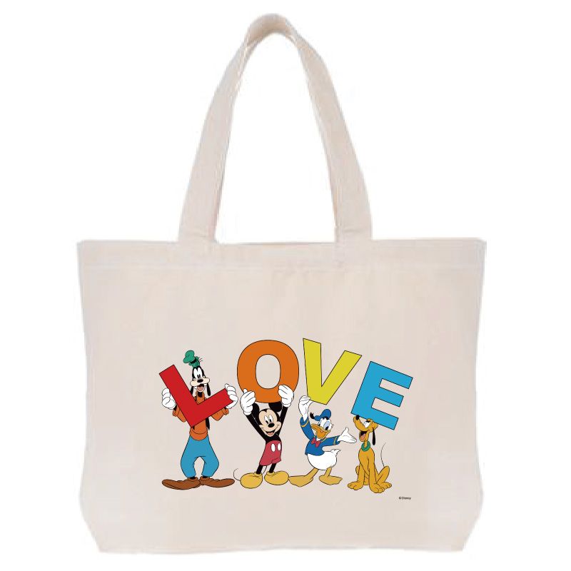 公式 ショップディズニー D Made トートバッグ ミッキー フレンズ Love