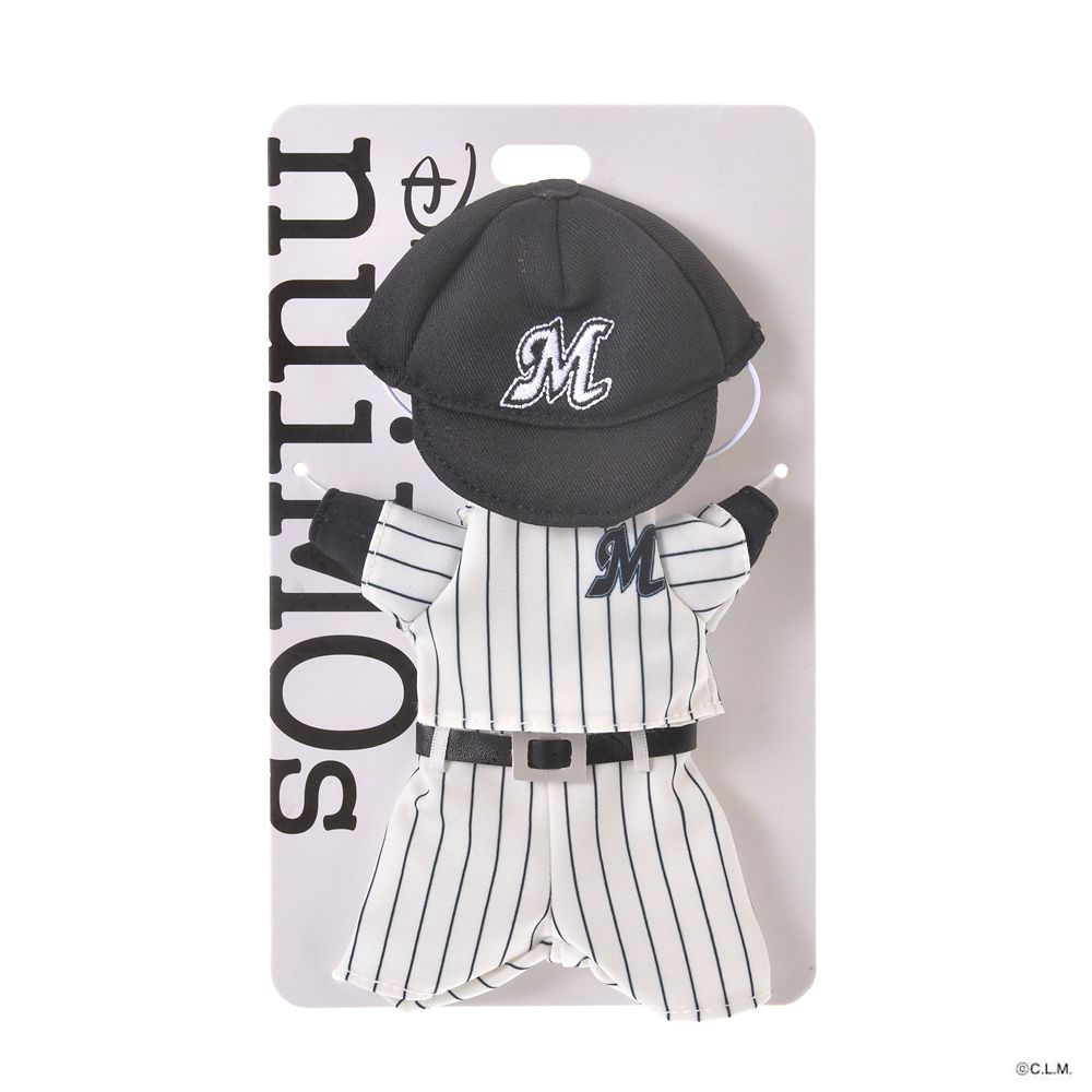 公式 ショップディズニー Nuimos ぬいぐるみ専用コスチューム 日本プロ野球ユニフォームセット 千葉ロッテマリーンズ