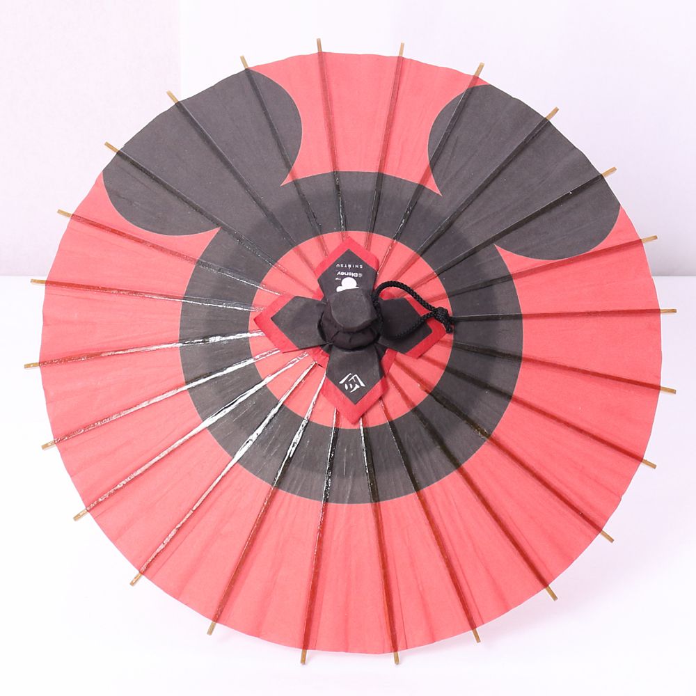 ディズニー/京都伝統工芸 姫和傘 ミッキー蛇の目柄