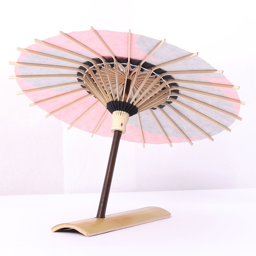 ディズニー/京都伝統工芸 姫和傘 ミッキー月奴/黒