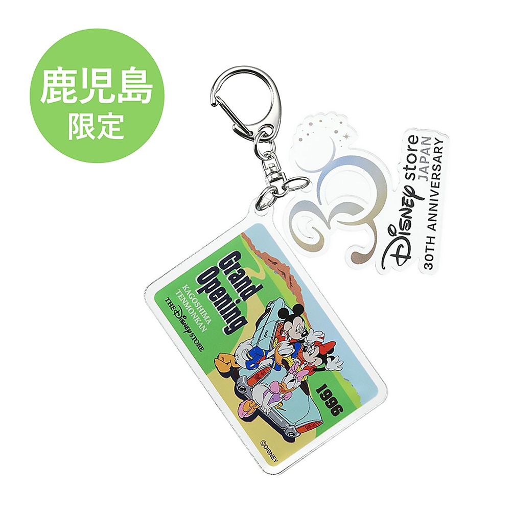公式 ショップディズニー ミッキー ミニー キーホルダー キーチェーン 鹿児島 Disney Store 30th Anniversary Pop Up Museum