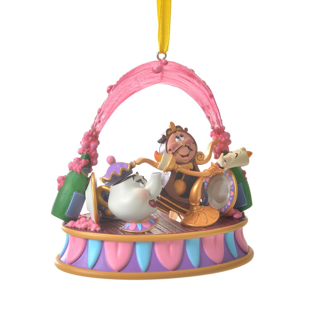 公式 ショップディズニー ルミエール コグスワース ポット夫人 オーナメント シンギング Ornament 21