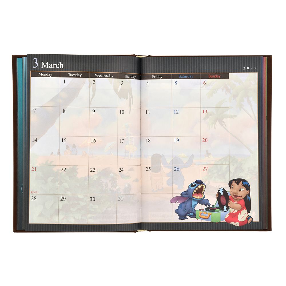 公式 ショップディズニー ディズニーキャラクター 手帳 スケジュール帳 22 エンサイクロペディア オブ ディズニー 1997 18 型押し Calendars Organizers