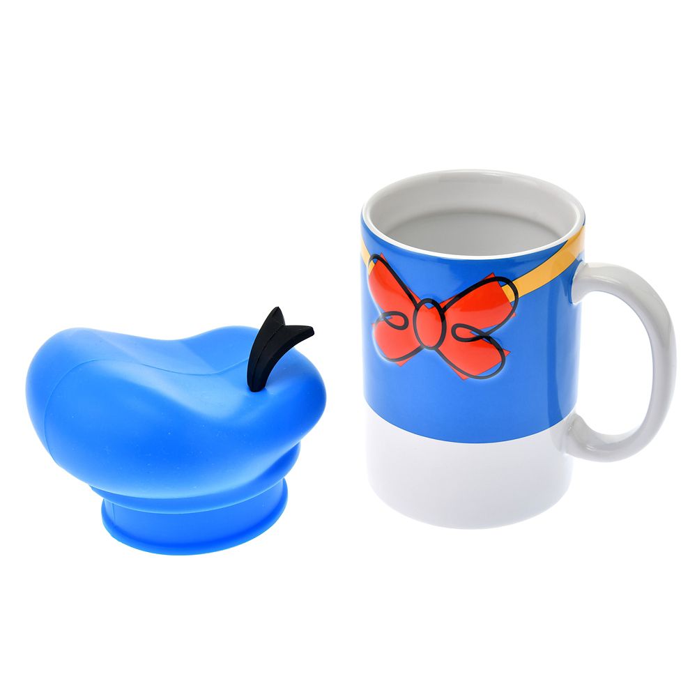 公式 ショップディズニー ドナルド マグカップ ふた付き ボディ ハット