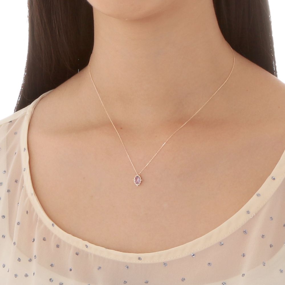 【ザ・キッス】DI-YN1844AM ディズニープリンセス ラプンツェル / イエローゴールド ネックレス