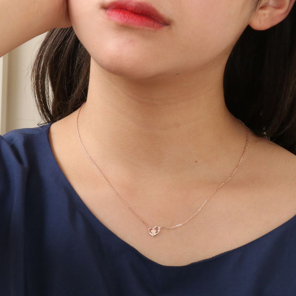 【ザ・キッス】DI-SN1816CB ディズニープリンセス ベル / シルバー ネックレス