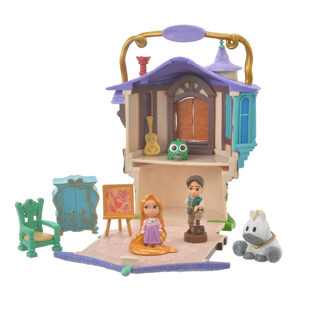 公式 ショップディズニー ディズニー アニメーターズ コレクション ラプンツェル フリン ライダー 塔の上のラプンツェル プレイセット リトル