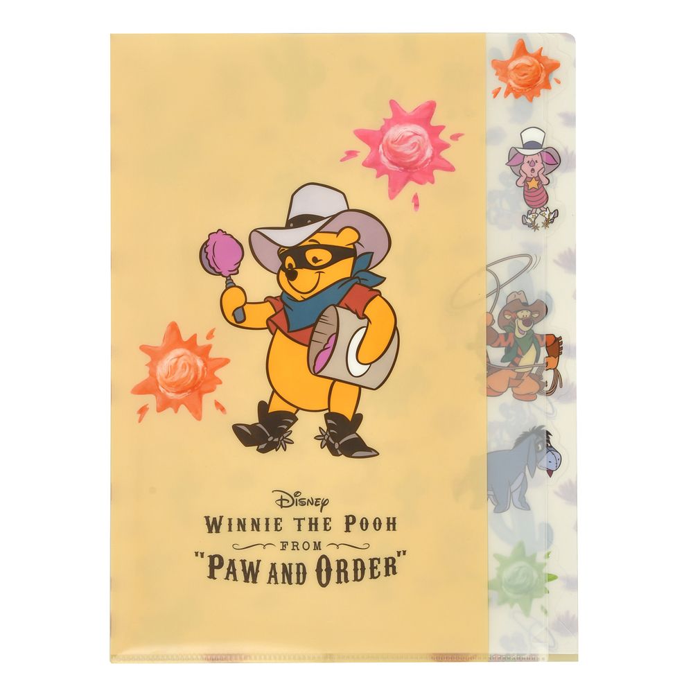 公式 ショップディズニー プー フレンズ クリアファイル インデックス Western Pooh