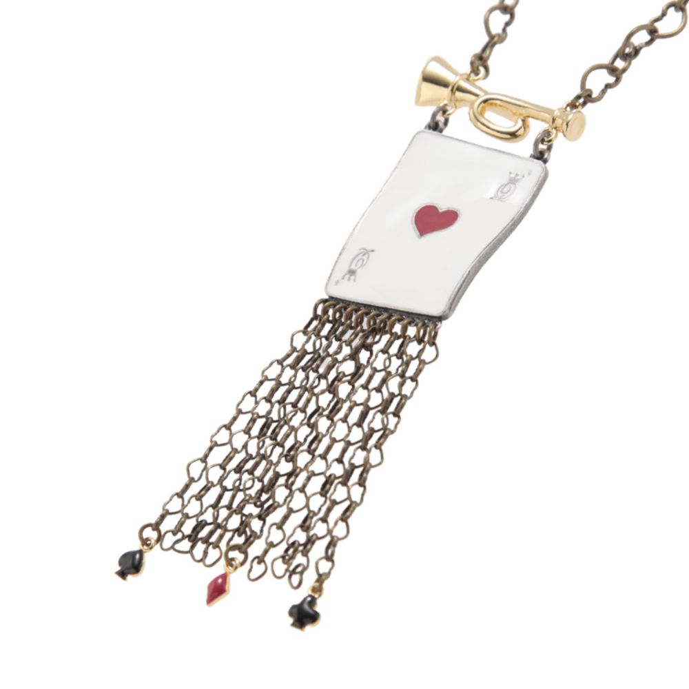 【キューポット】クイーンオブハート/ネックレス　フラッグ