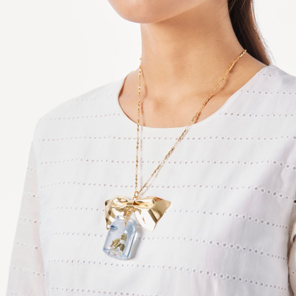 【キューポット】アリス/ネックレス　フローティングボトル