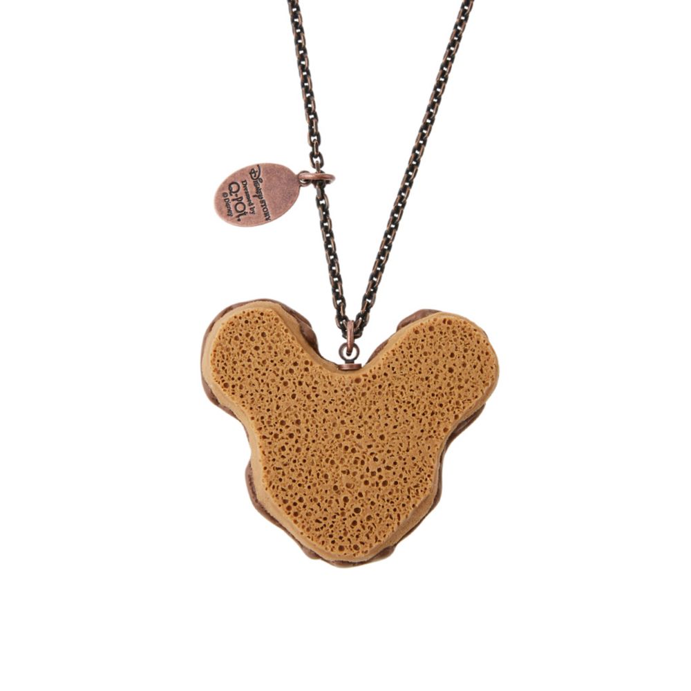 【キューポット】ミッキーマウス/ネックレス　チョコレートケーキ