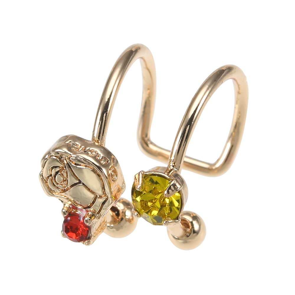 公式 ショップディズニー ベル イヤーカフ カラーストーン モチーフ