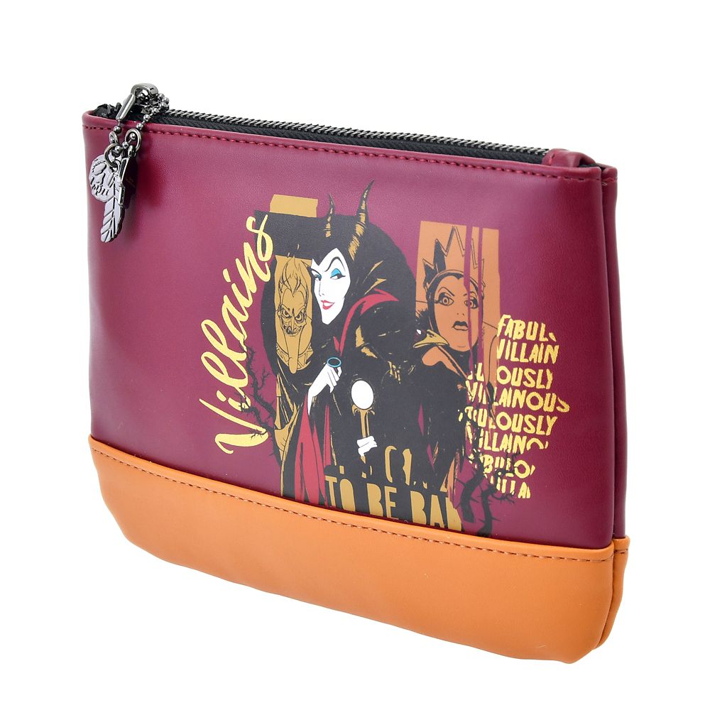 公式 ショップディズニー ディズニーヴィランズ ポーチ フラット Disneyland Paris Collection