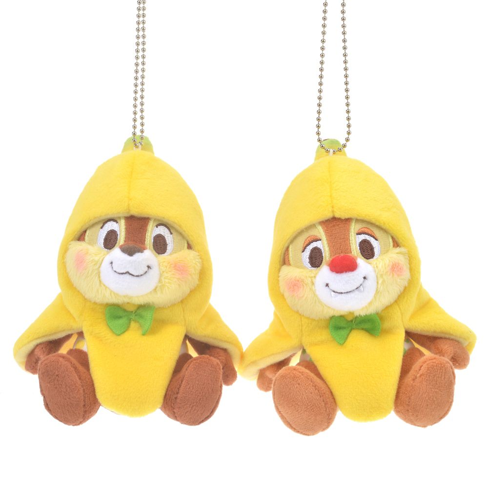 公式 ショップディズニー チップ デール ぬいぐるみキーホルダー キーチェーン Lots Of Bananas