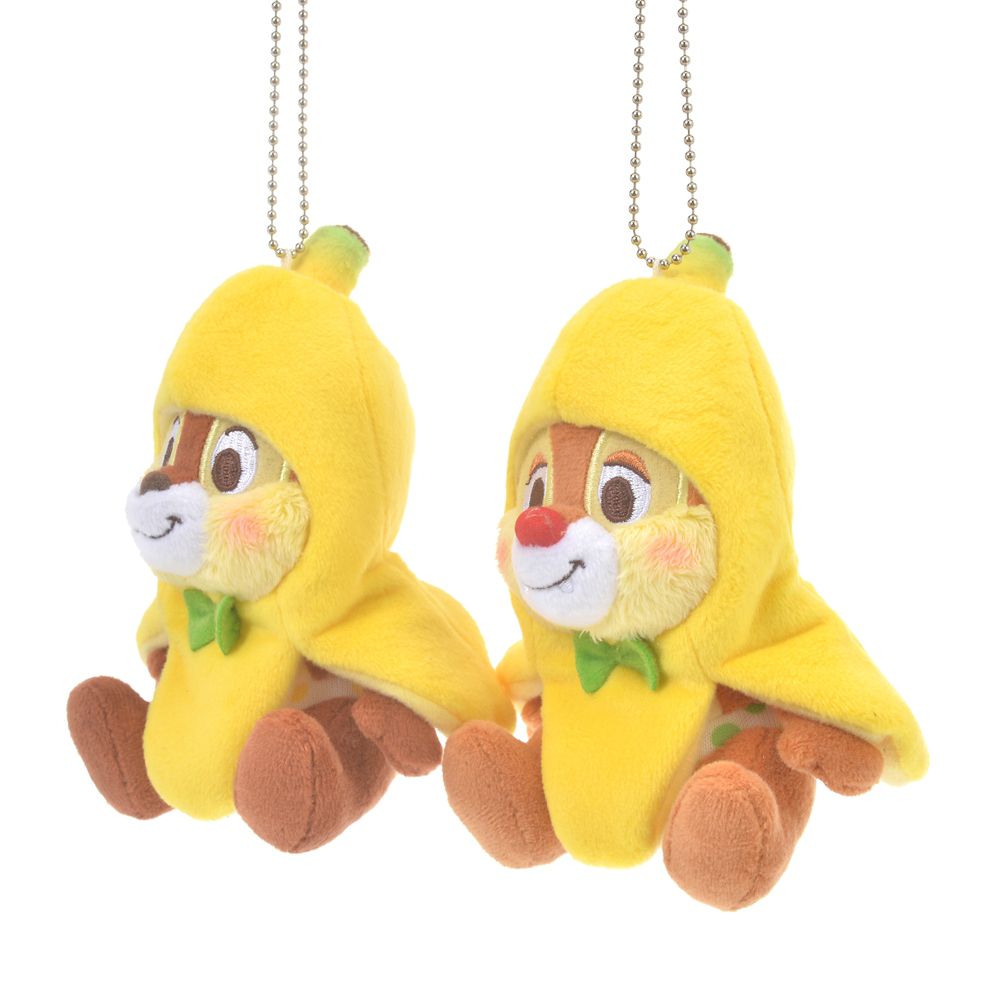 公式 ショップディズニー チップ デール ぬいぐるみキーホルダー キーチェーン Lots Of Bananas