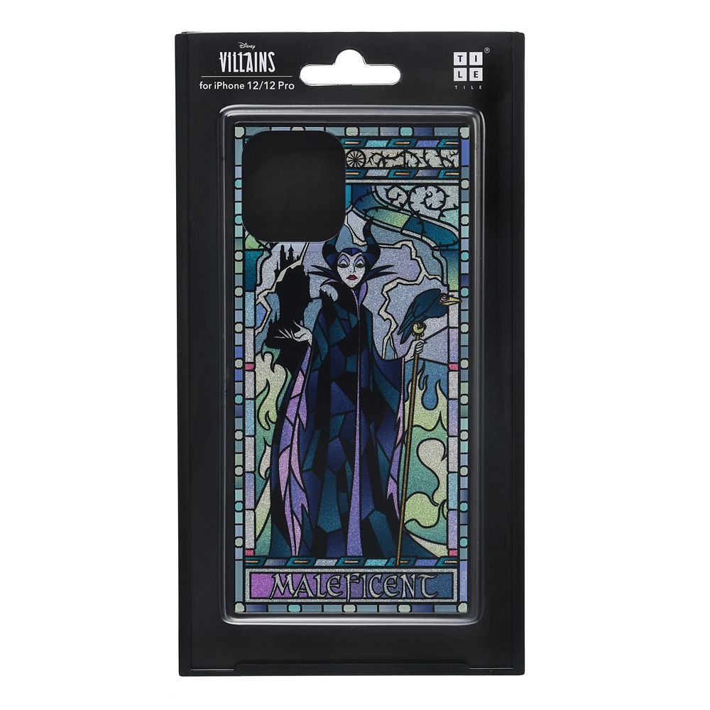 公式 ショップディズニー マレフィセント ディアブロ Iphone 12 12 Pro用スマホケース カバー グリッター Tileケース Disney Villains 21