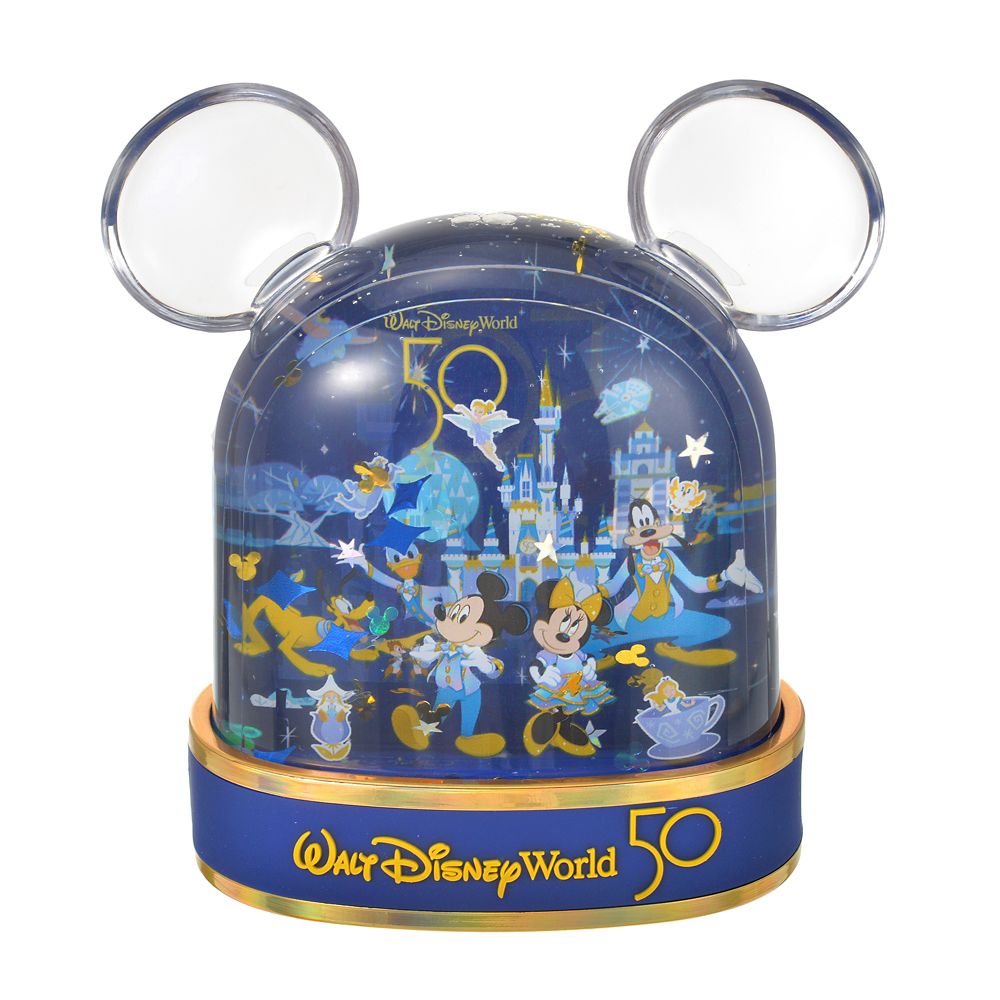 公式 ショップディズニー 再入荷 ミッキー フレンズ スノードーム アイコン Walt Disney World 50th Celebration