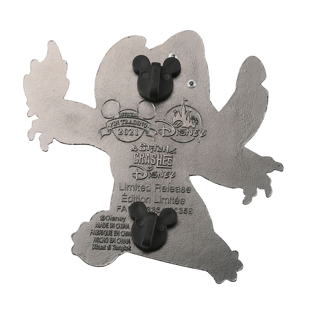 公式 ショップディズニー スティッチ ピンバッジ Pocahontas Stitch Crashes Disney