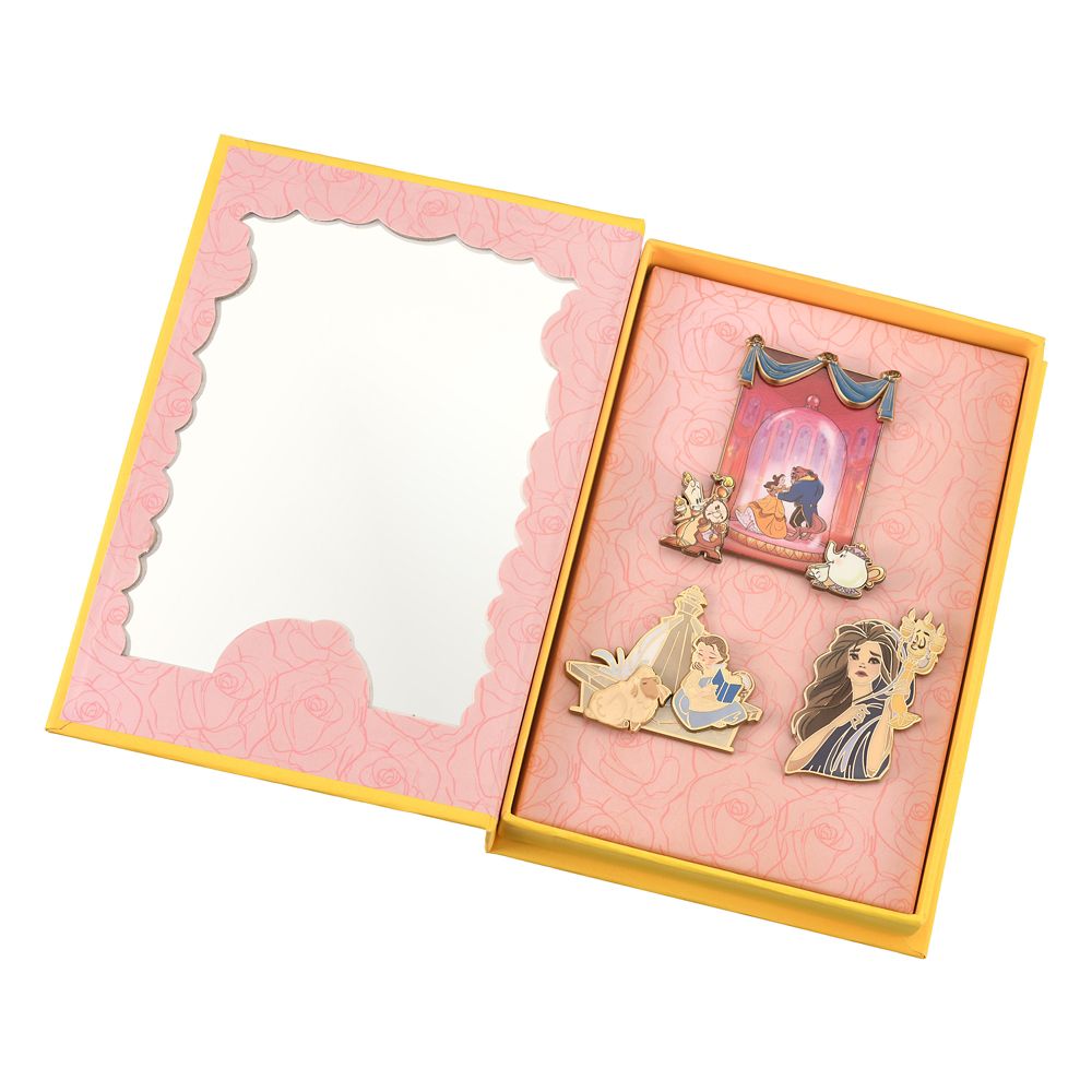 公式】ディズニーストア.jp | 美女と野獣 ピンバッジ セット 30th