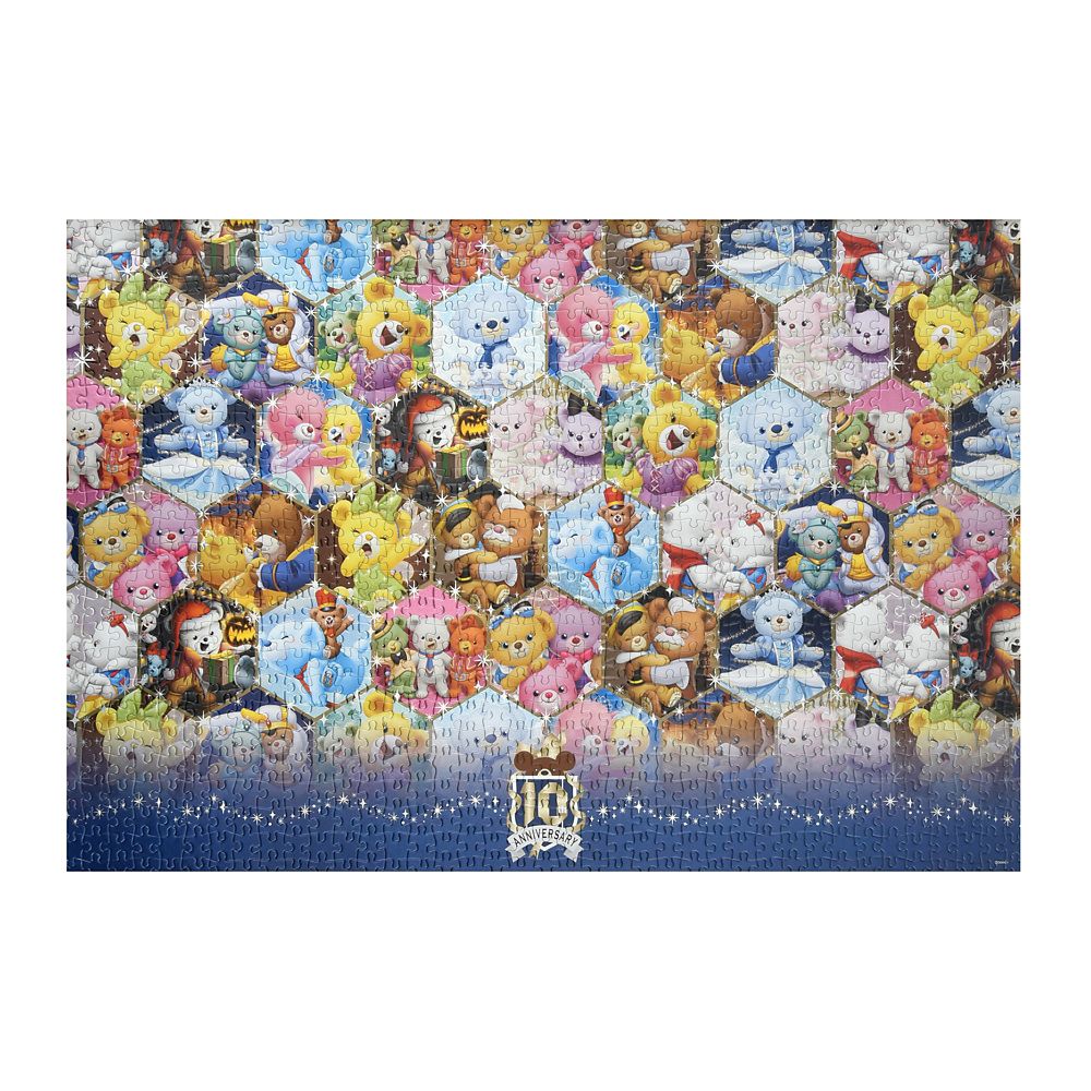 公式 ショップディズニー ユニベアシティ ジグソーパズル 1000ピース クリスタルアート Unibearsity 10th Anniversary