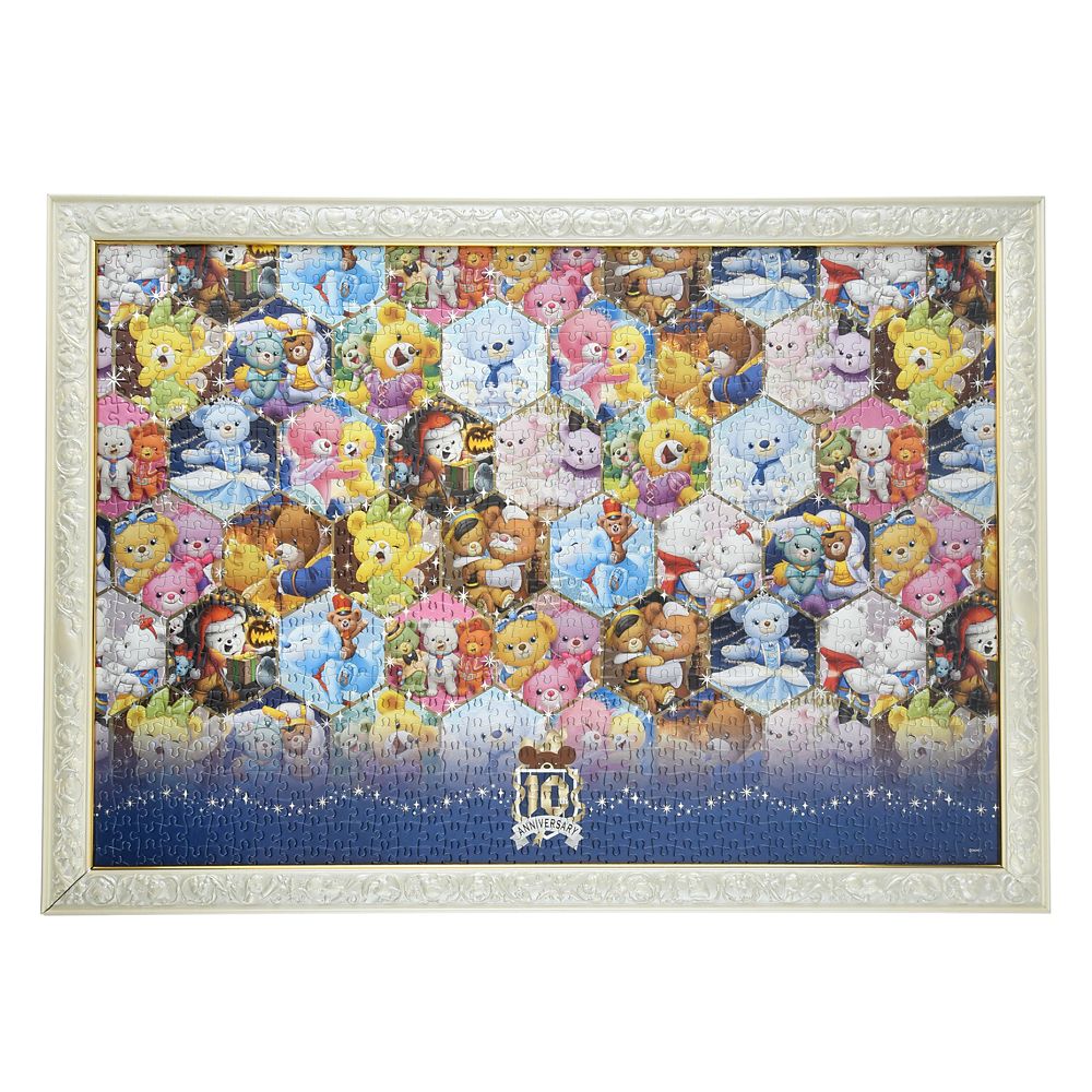 公式 ショップディズニー ユニベアシティ ジグソーパズル 1000ピース クリスタルアート Unibearsity 10th Anniversary