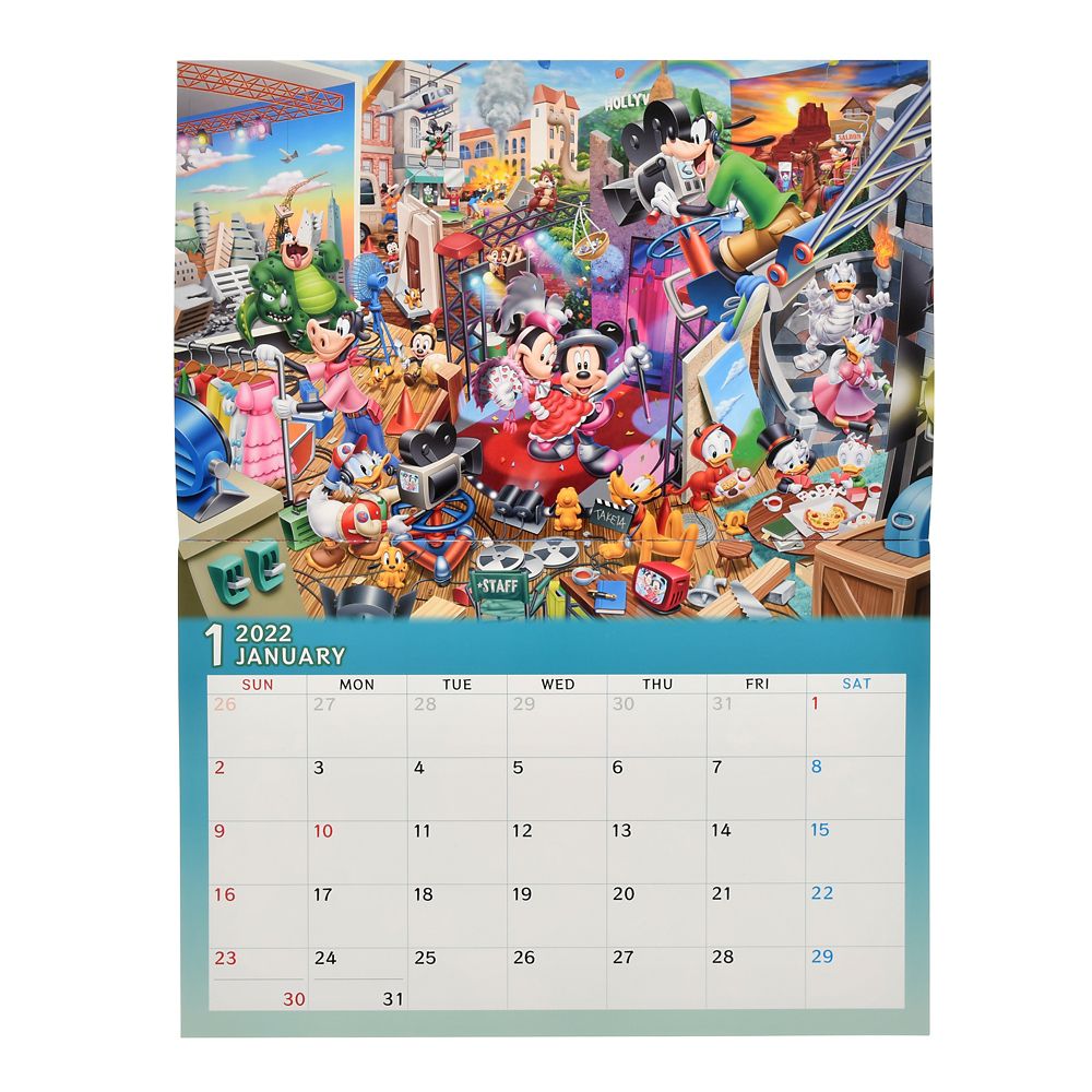 公式 ショップディズニー ミッキー フレンズ 壁掛けカレンダー 22 Calendars Organizers