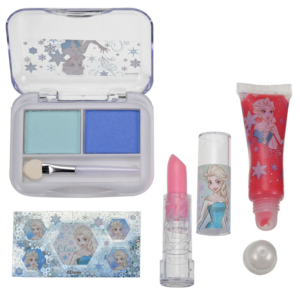 公式 ショップディズニー エルサ キッズ用コスメセット ポーチ付き