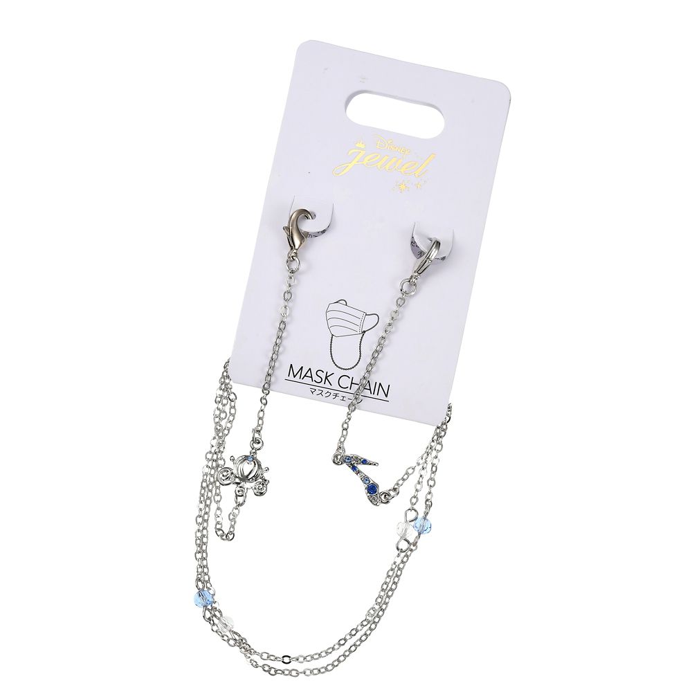 公式 ショップディズニー シンデレラ マスクチェーン カボチャの馬車 ガラスの靴
