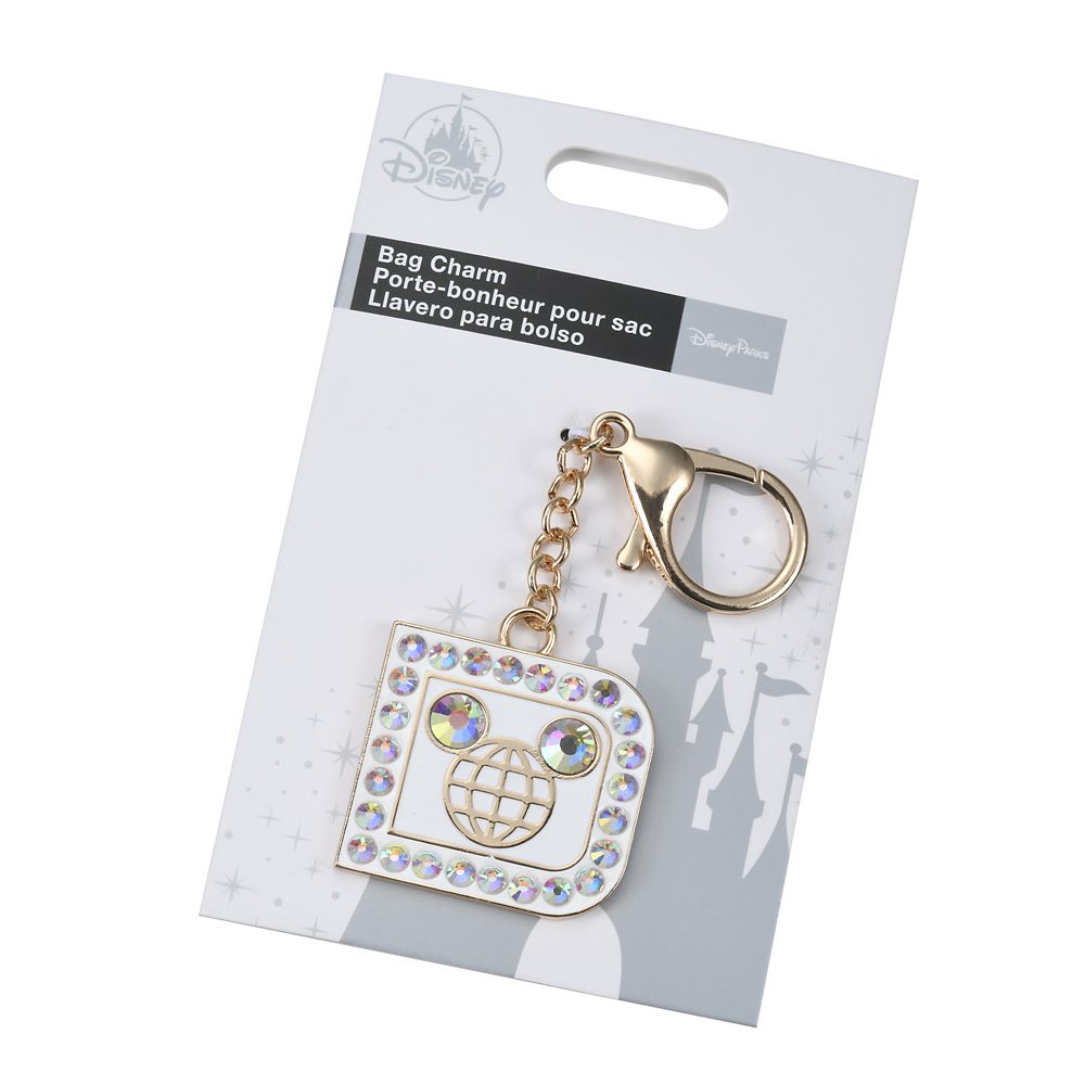 公式 ショップディズニー ミッキー キーホルダー キーチェーン イニシャル Flair