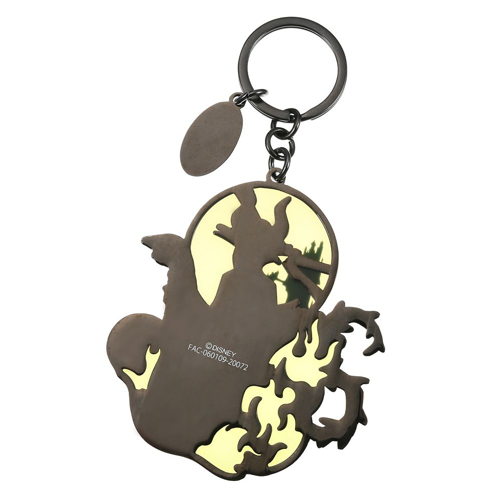 公式 ショップディズニー マレフィセント キーホルダー キーチェーン ステンドグラス風 Disney Villains 21