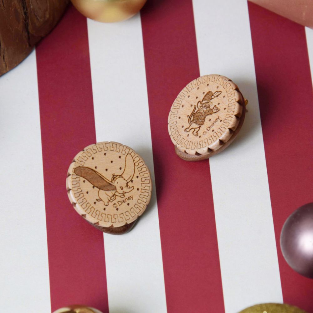 【キューポット】ダンボ/ピアス　ビスケット