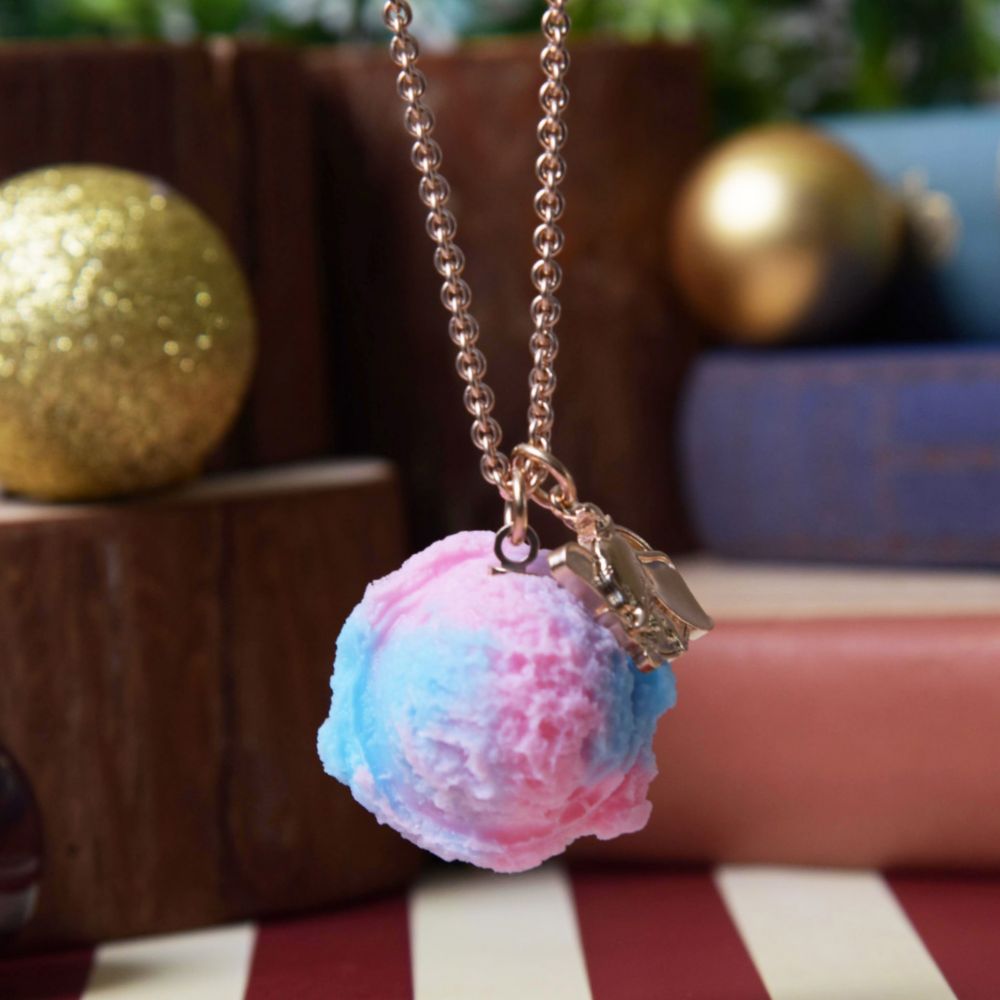 【キューポット】ダンボ/ネックレス　コットンキャンディアイス