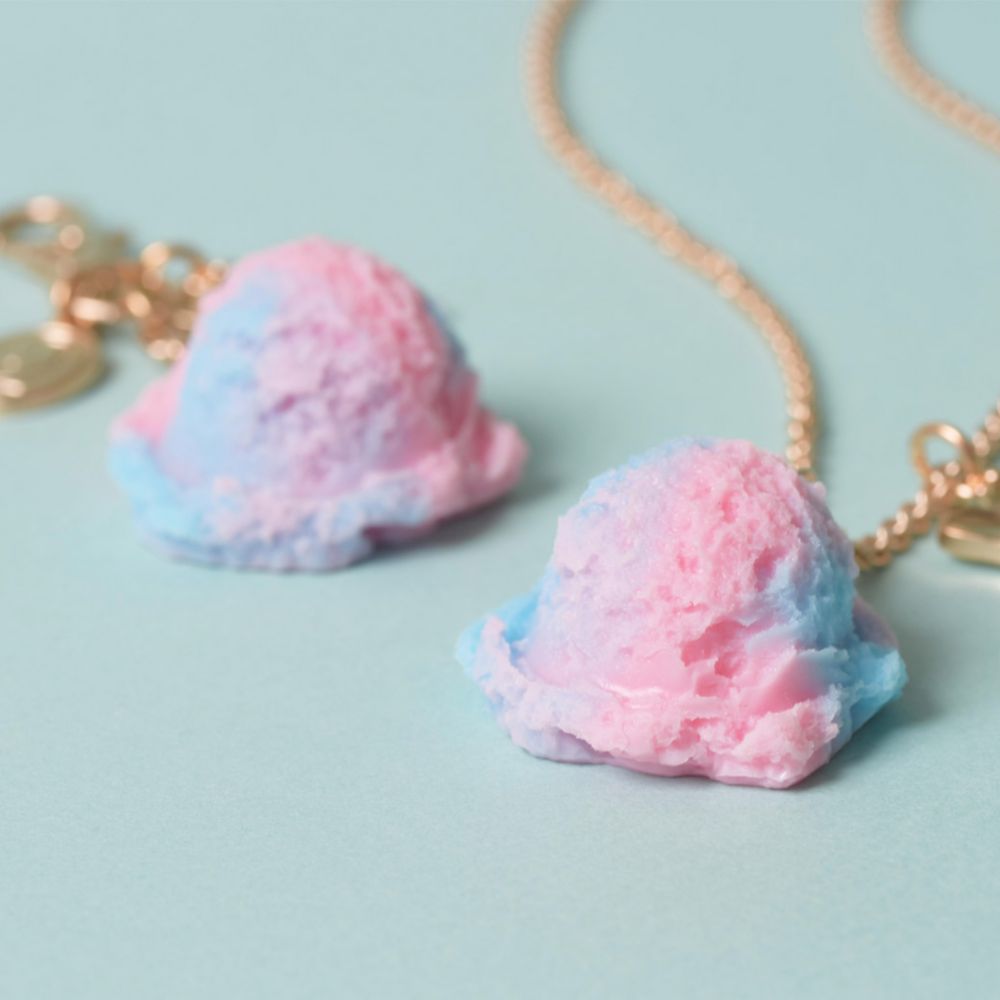 【キューポット】ダンボ/ネックレス　コットンキャンディアイス