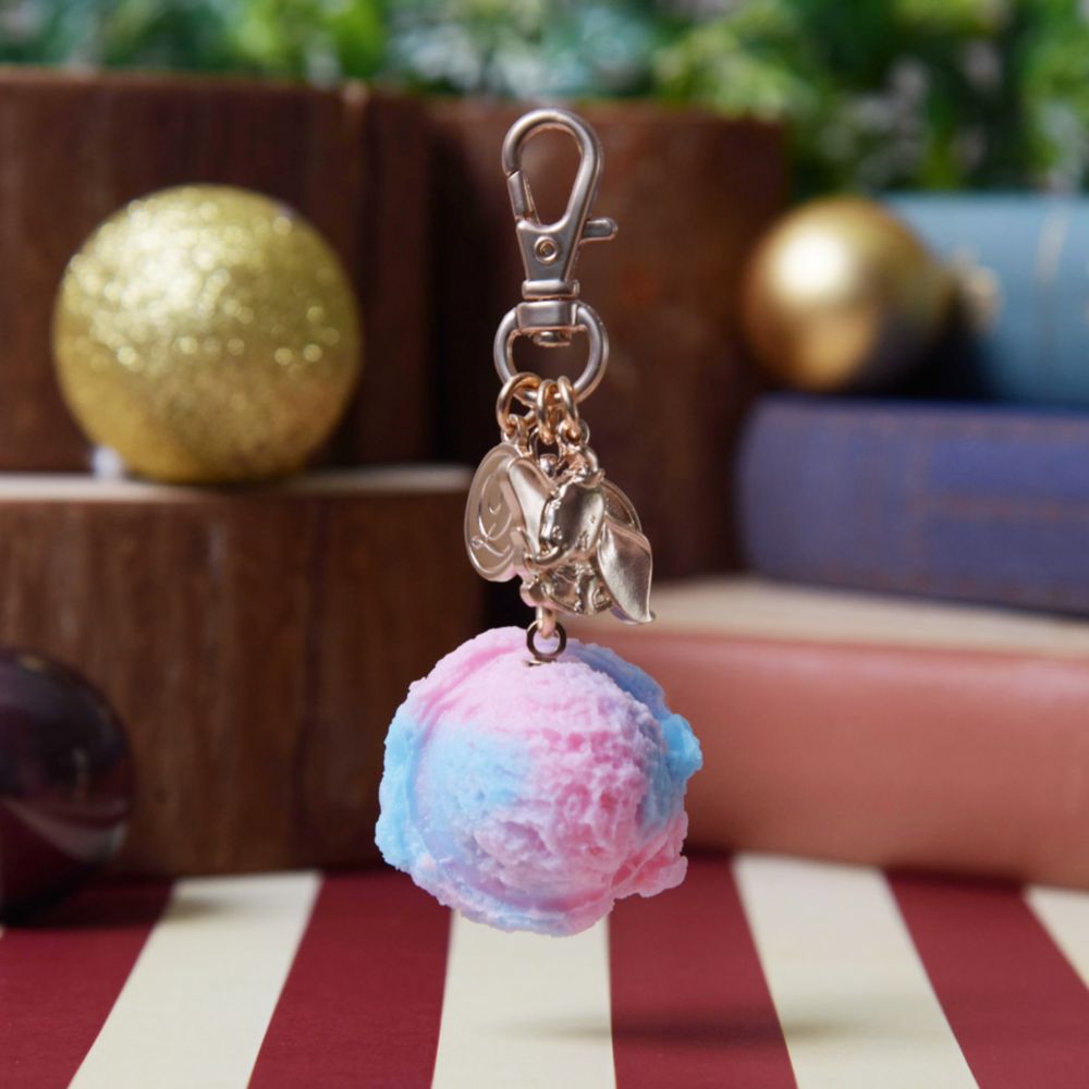 【キューポット】ダンボ/バッグチャーム　コットンキャンディアイス