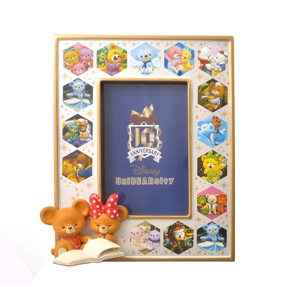 公式 ショップディズニー ユニベアシティ フォトフレーム クリスタルアート Unibearsity 10th Anniversary