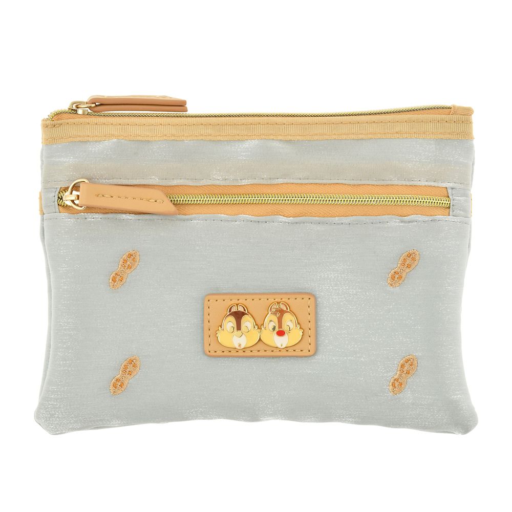 公式 ショップディズニー チップ デール ポーチ フラット 刺しゅう