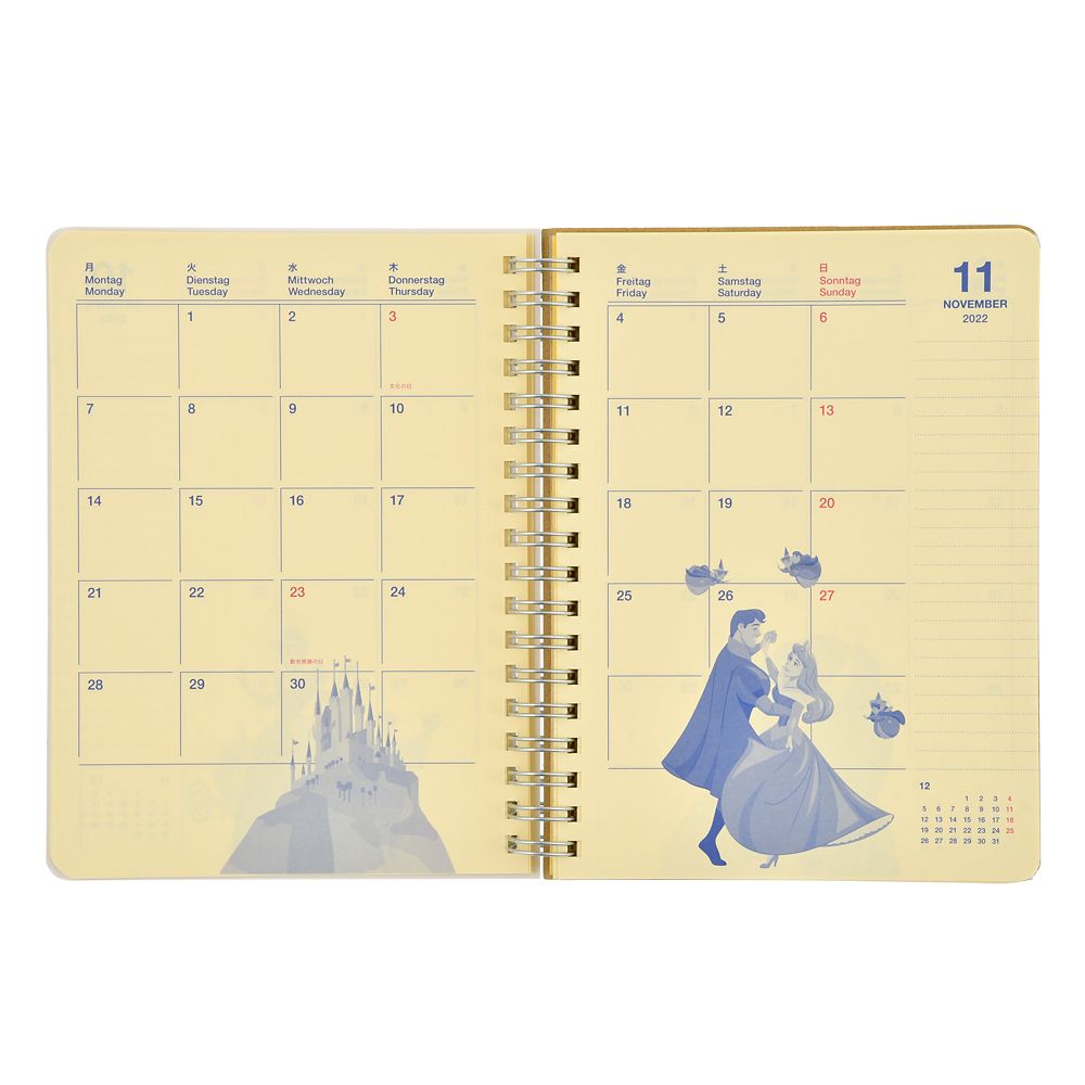 公式 ショップディズニー デルフォニックス ディズニーキャラクター Rollbahn 手帳 スケジュール帳 L 22 Calendars Organizers