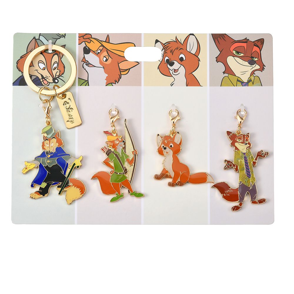 公式 ショップディズニー ディズニーキャラクター キーホルダー キーチェーン セット The Fox And The Hound 40th