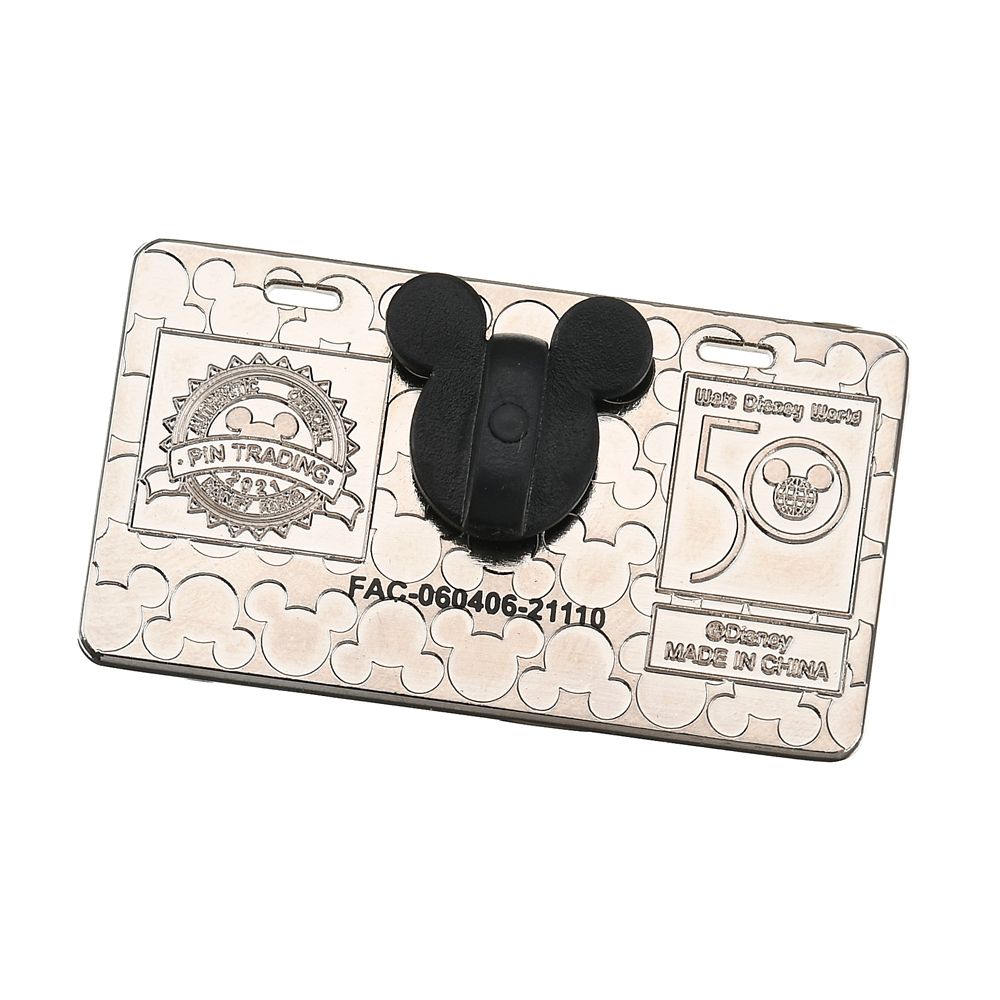 公式 ショップディズニー ミッキー フレンズ ピンバッジ ナンバープレート Walt Disney World 50th Vault