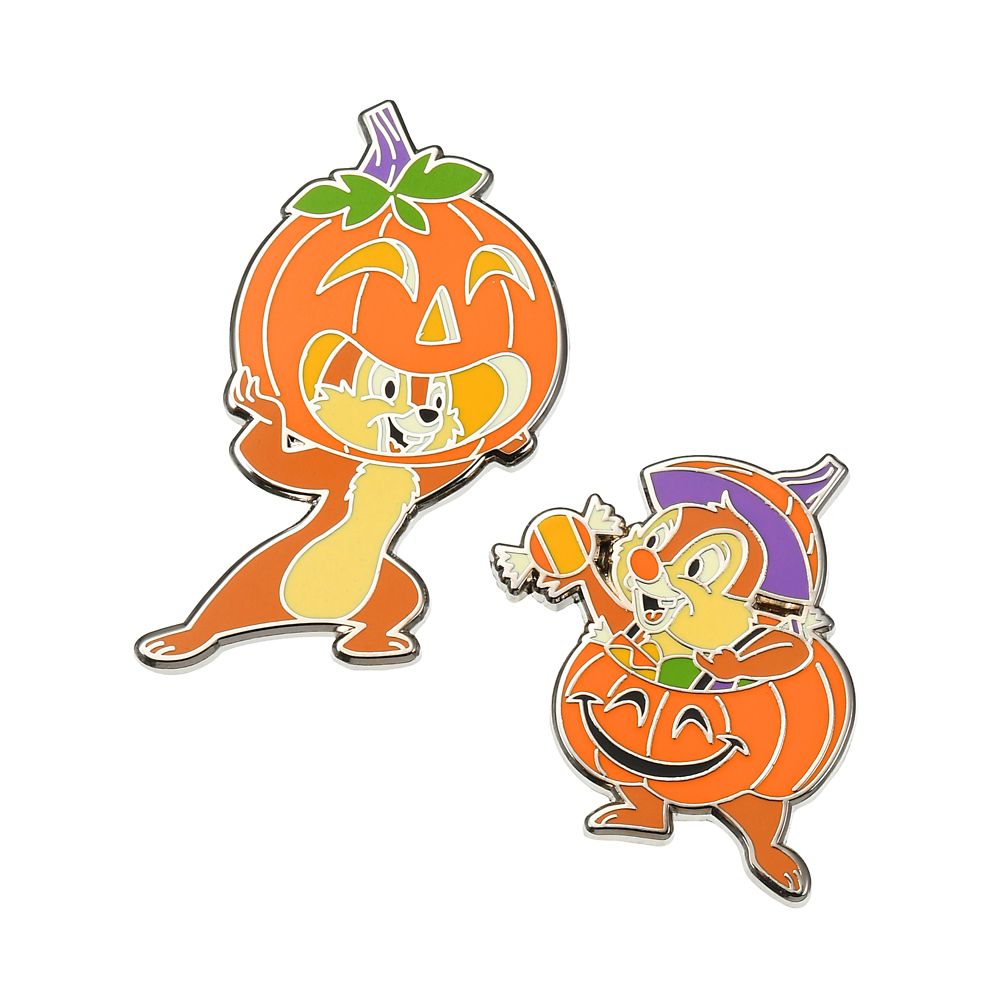 公式 ショップディズニー チップ デール ピンバッジ Disney Halloween 21