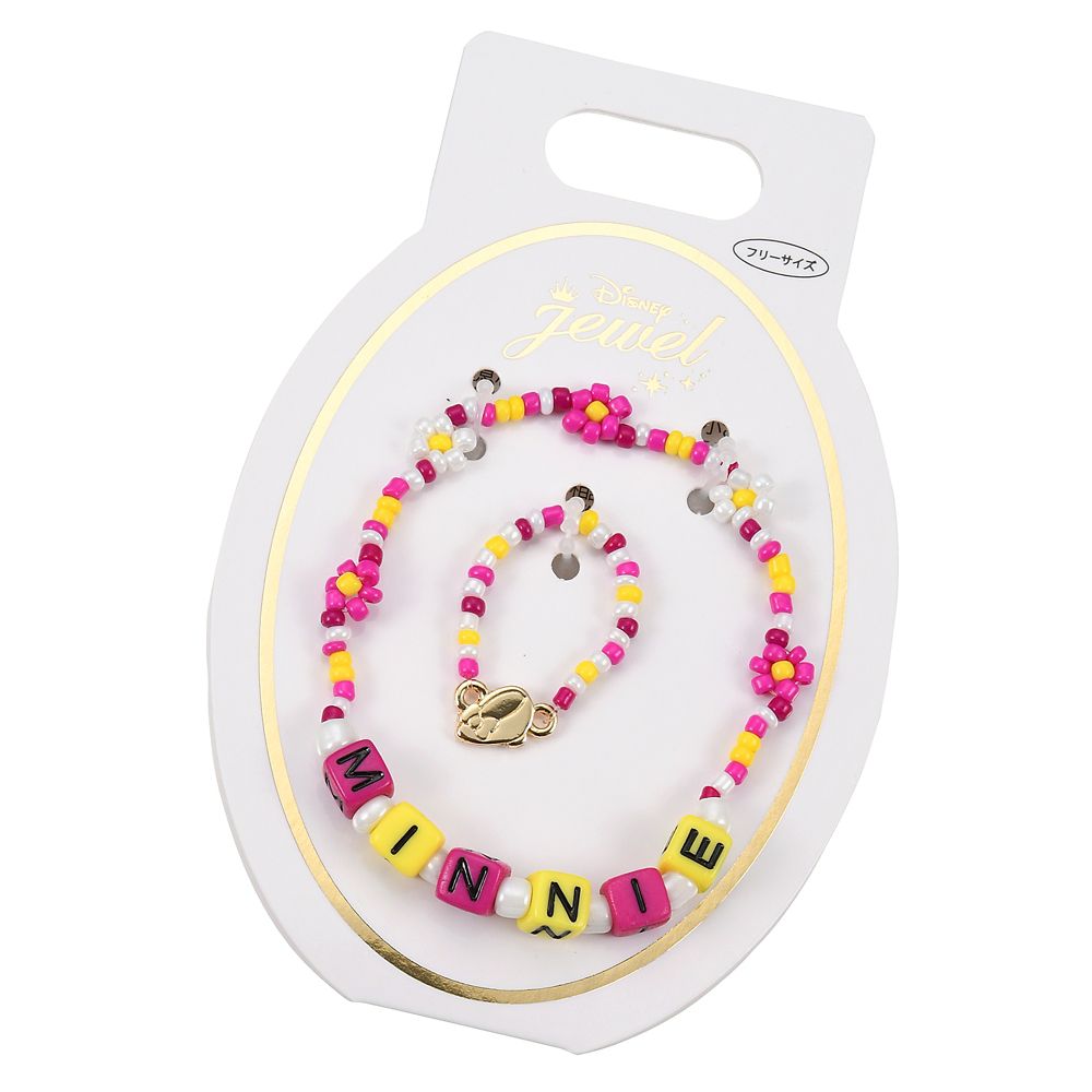 公式 ショップディズニー ミニー ブレスレット リング ビーズ